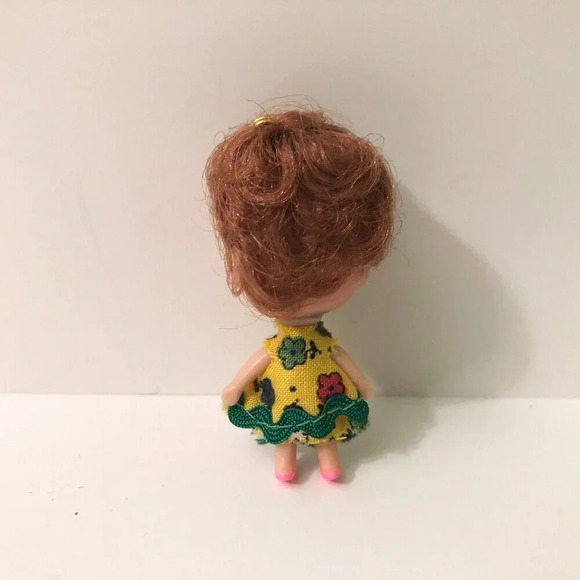 Vintage Liddle Kiddle Clone Doll Necklace Loop 2 Inch Tall - Picture 2 of 10